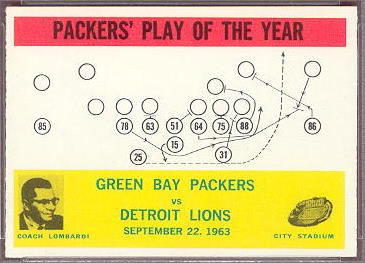 84 Green Bay Packers Play Card